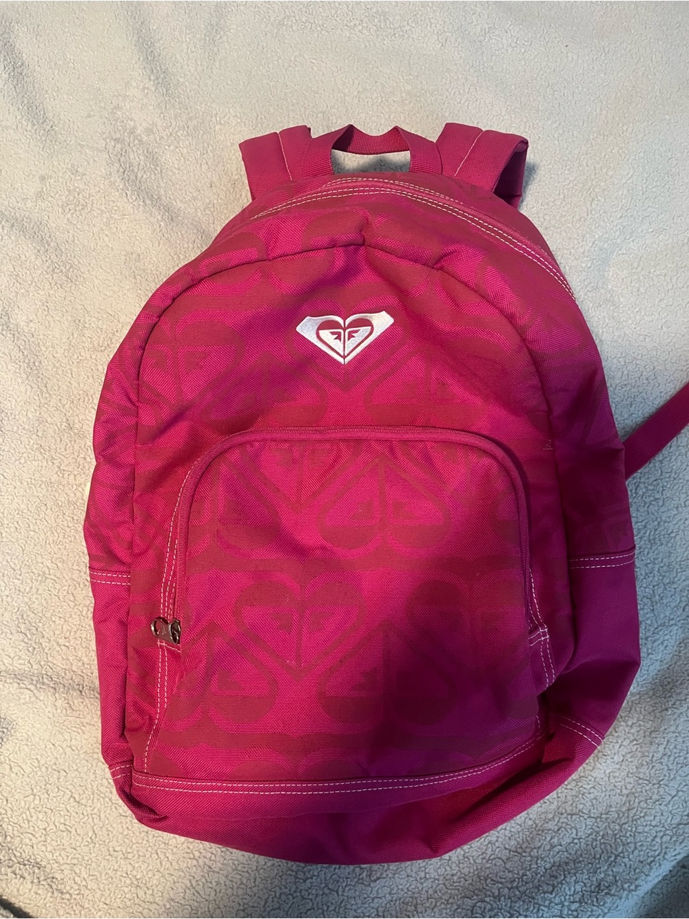 Roxy Pink Logo Backpack